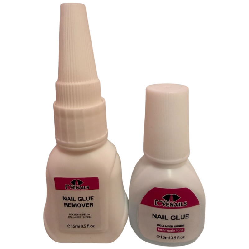 Kit colla solvente Manu Love Nails